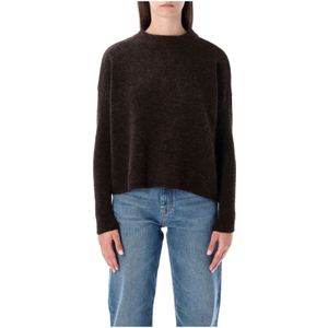 Sessun, Dames, Truien, Bruin, Maat: M Wol,