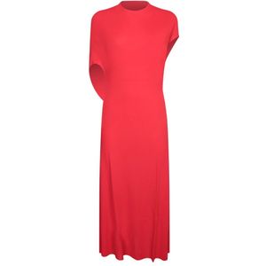 Jacquemus, Dames, Jurken, Rood, Maat: XS