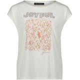 Betty Barclay - Glitterende Boothals Blouse - Wit - Dames