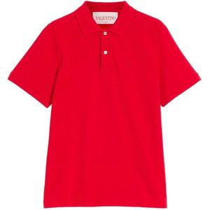 Valentino Garavani, Heren, Tops, Rood, Maat: L