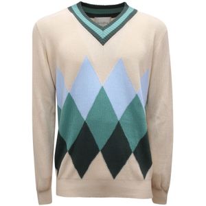 Ballantyne, Heren, Truien, Veelkleurig, Maat: L Katoen,