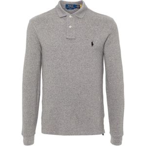 Ralph Lauren, Heren, Tops, Grijs, Maat: S Katoen,