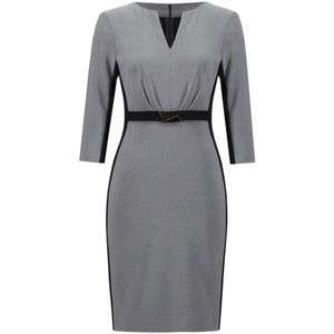 Joseph Ribkoff, Dames, Jurken, Grijs, Maat: 5XL Poliester,