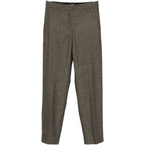 A.p.c., Dames, Broeken, Bruin, Maat: S