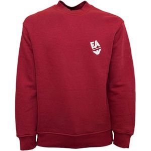 Emporio Armani, Heren, Sweatshirts & Hoodies, Rood, Maat: M