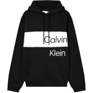 Calvin Klein, Heren, Sweatshirts & Hoodies, Zwart, Maat: XL