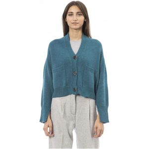 Alpha Studio, Dames, Truien, Groen, Maat: S