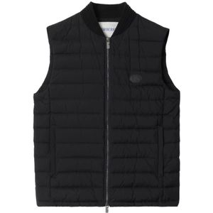 Burberry, Heren, Jassen, Zwart, Maat: M Zijde,