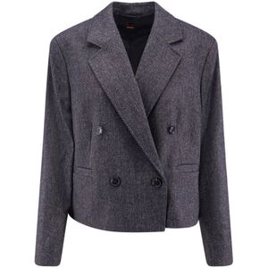 Hugo - Peak Lapel Blazer - Blauw - Dames