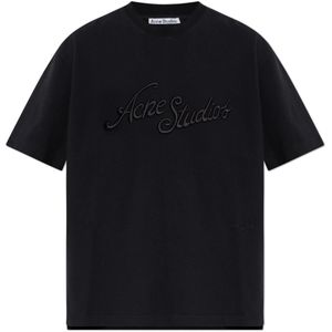 Acne Studios, Heren, Tops, Zwart, Maat: XS