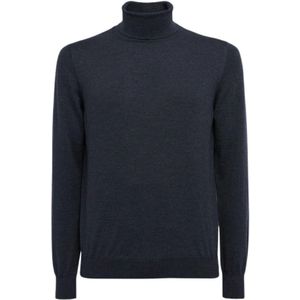 Tagliatore, Heren, Truien, Blauw, Maat: 3XL Wol,
