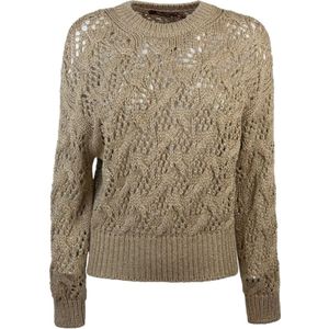 Max Mara, Dames, Truien, Bruin, Maat: M