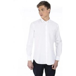 Harmont & Blaine, Heren, Overhemden, Wit, Maat: L Katoen,