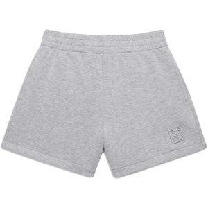Anine Bing, Dames, Korte broeken, Grijs, Maat: L Nylon,