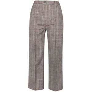 Barbara Bui, Dames, Broeken, Bruin, Maat: S Wol,