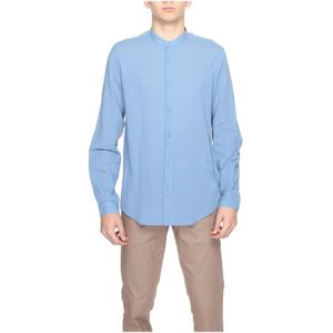 Antony Morato, Heren, Overhemden, Blauw, Maat: XL Katoen,