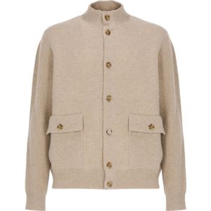 Lardini, Heren, Truien, Beige, Maat: L Wol,