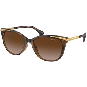 Ralph Lauren - Bruine Gepolariseerde Verloopzonnebril - Metaal