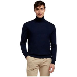 Brooks Brothers, Heren, Truien, Blauw, Maat: M Wol,