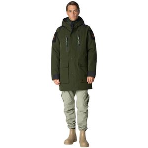 Save The Duck, Heren, Mantels, Groen, Maat: S Poliester,