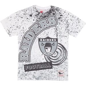 Mitchell & Ness, Heren, Tops, Wit, Maat: L Katoen,