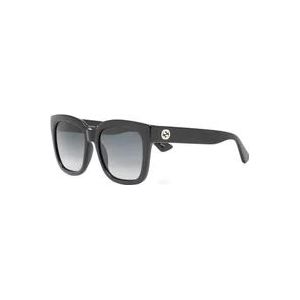 Gucci Zwarte zonnebril met accessoires , Black , Dames , Maat: 54 MM