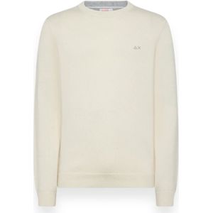 Sun68, Heren, Truien, Beige, Maat: L Wol,