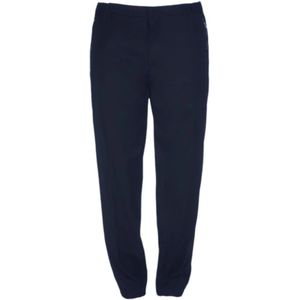 Emporio Armani, Heren, Broeken, Blauw, Maat: M Wol,