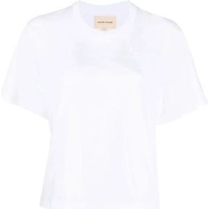 Loulou Studio, Dames, Tops, Wit, Maat: L