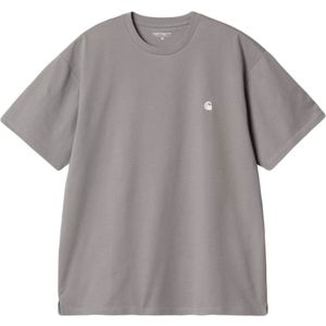 Carhartt Wip, Heren, Tops, Grijs, Maat: L Katoen,