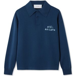 Axel Arigato, Heren, Truien, Blauw, Maat: L Katoen,