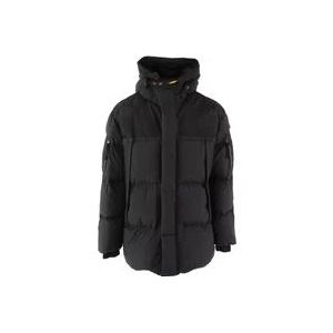 Parajumpers Grijze Pencil Jas voor Heren , Black , Heren , Maat: L