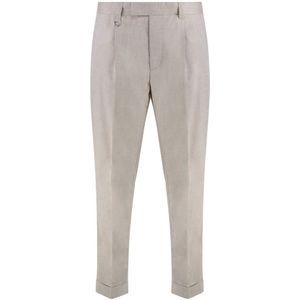 Paolo Pecora, Heren, Broeken, Beige, Maat: L Viscose,
