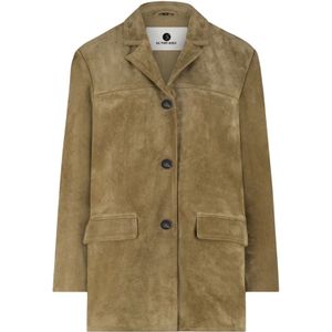 Alter Ego, Dames, Jassen, Groen, Maat: XS Leer,