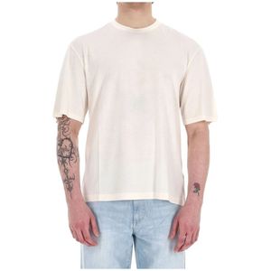 Officine Générale, Heren, Tops, Beige, Maat: M Katoen,