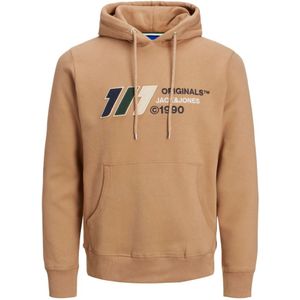 Jack & Jones, Heren, Sweatshirts & Hoodies, Bruin, Maat: M