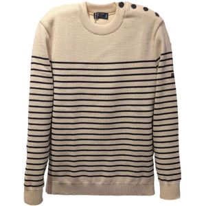 Saint James, Heren, Truien, Beige, Maat: XL Jersey,