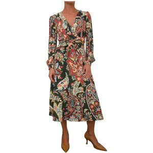 Etro, Dames, Jurken, Veelkleurig, Maat: S Poliester,