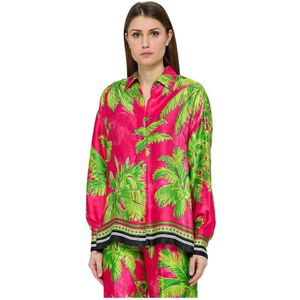 Ermanno Scervino, Dames, Blouses & Shirts, Veelkleurig, Maat: S Viscose,