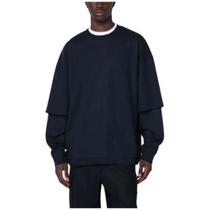 Darkpark, Heren, Sweatshirts & Hoodies, Blauw, Maat: M Wol,