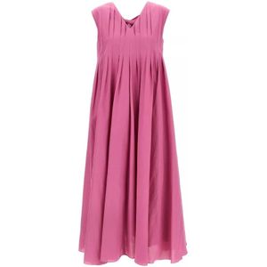 Max Mara, Dames, Jurken, Roze, Maat: S Katoen,