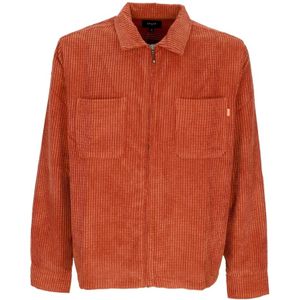 Huf, Heren, Jassen, Oranje, Maat: S Nylon,