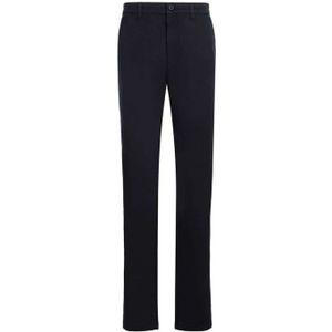 Roberto Cavalli, Heren, Broeken, Blauw, Maat: W38 Katoen,