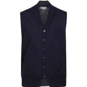 Ballantyne, Heren, Jassen, Blauw, Maat: L Katoen,