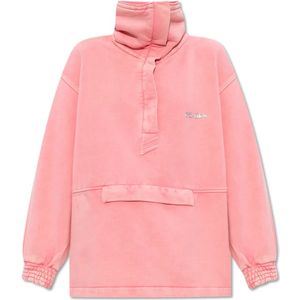 The Attico, Dames, Sweatshirts & Hoodies, Roze, Maat: 2XS Katoen,