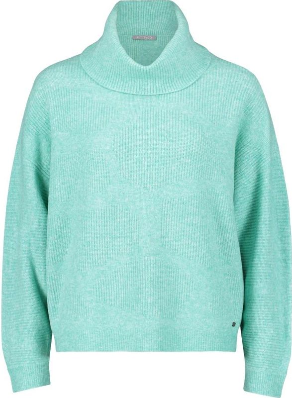 Betty & Co, Dames, Truien, Groen, Maat: S Leer,