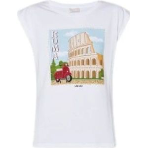 Liu Jo, Dames, Tops, Wit, Maat: M Katoen,