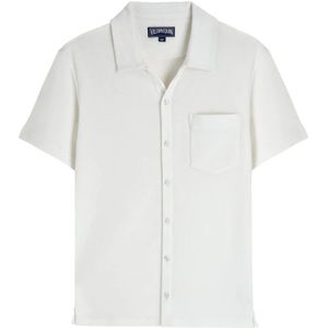 Vilebrequin, Heren, Overhemden, Wit, Maat: XL Katoen,