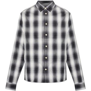 AllSaints, Heren, Overhemden, Grijs, Maat: XS Katoen,