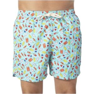 MC2 Saint Barth, Heren, Badkleding, Blauw, Maat: M